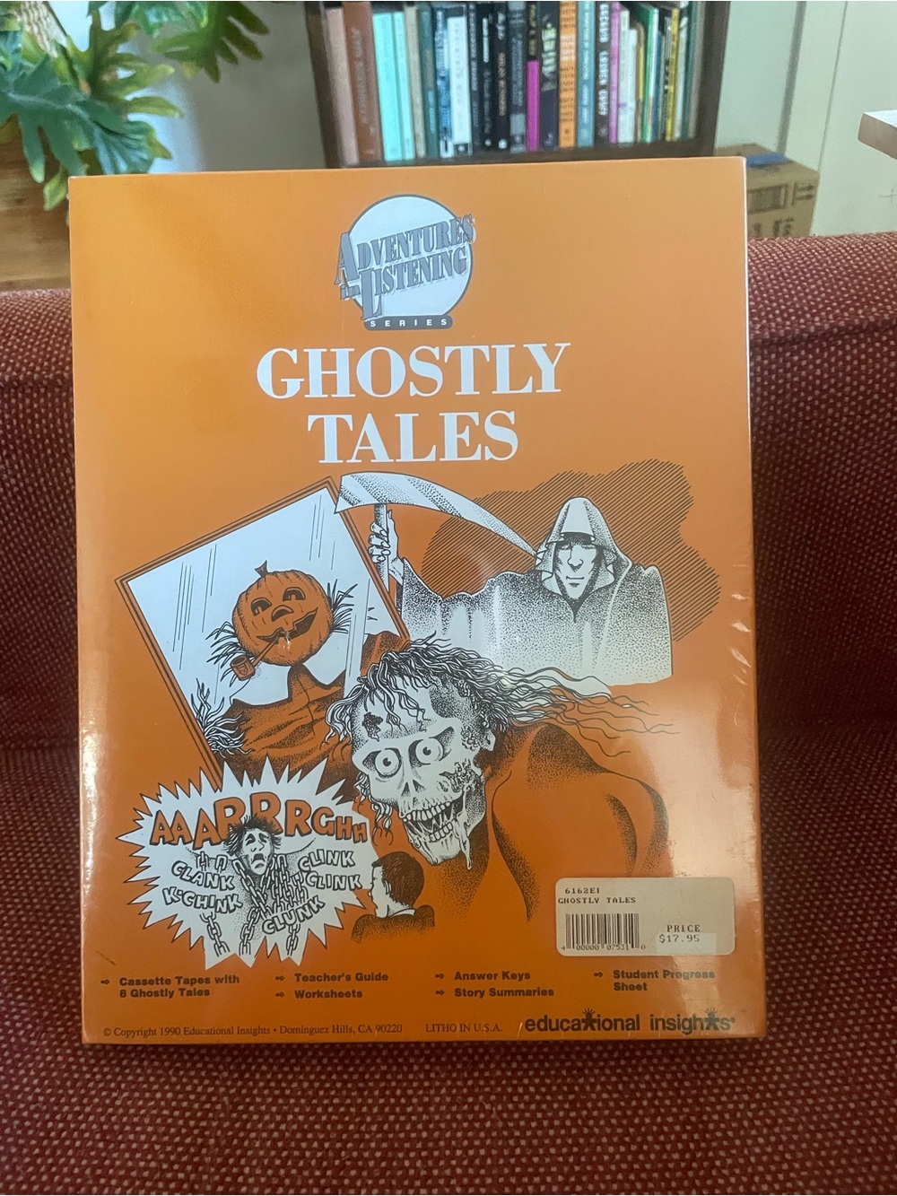 Vintage Adventure Listening 'Ghostly Tales' Cassette/Book Set - Orange
